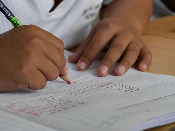 A vision problems can cause poor pencil grip.