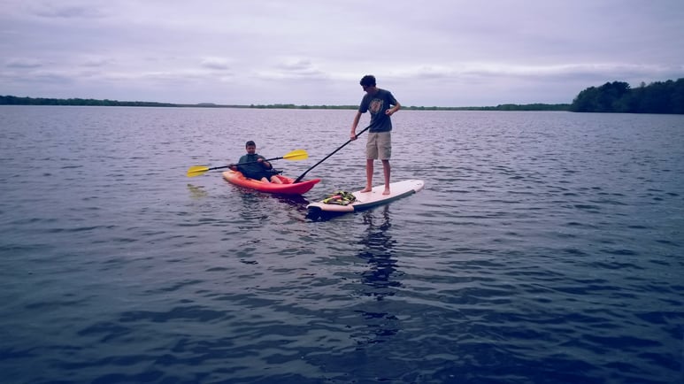 Mitchell enjoying some summer fun.