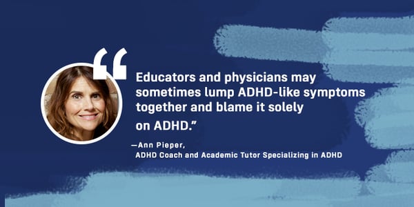 ADHD-like symptoms may have several causes.