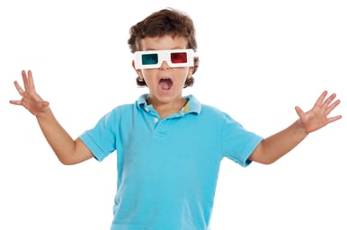 A child who gets headaches from 3D movies could have a lazy eye