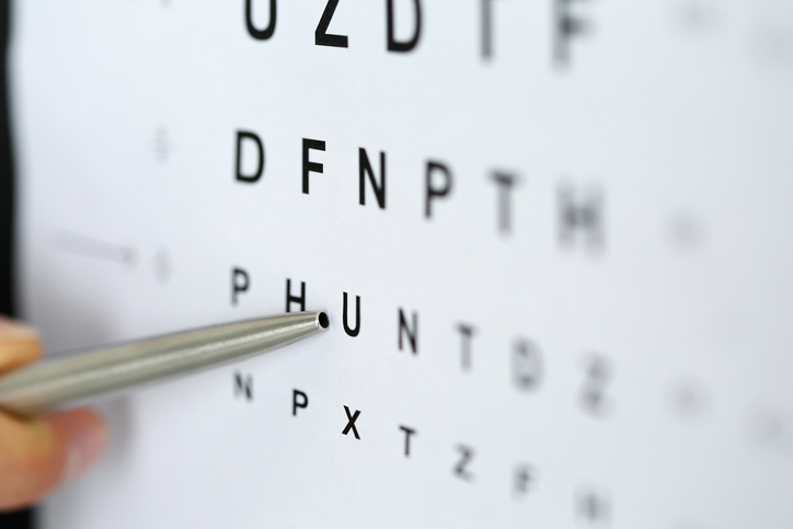 The Snellen eye chart can miss problems
